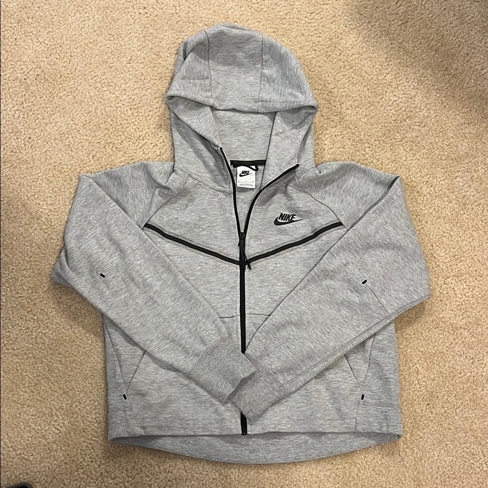 Nike Tech Cropped Light Gray - image 1